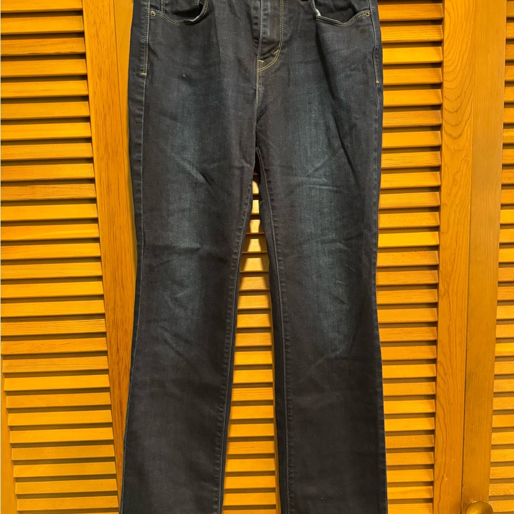 Dark Wash Denim Jeans, Levi Strauss, 8